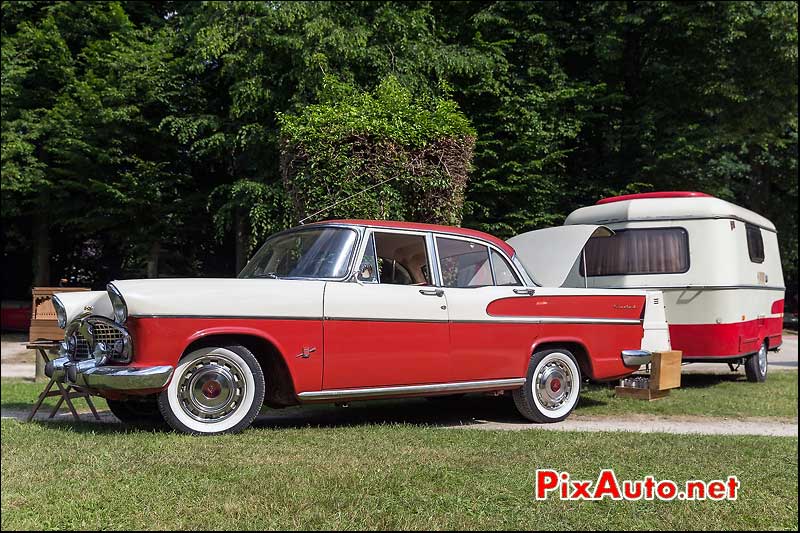 Simca Chambord caravane, 6h de Jazz les Molieres