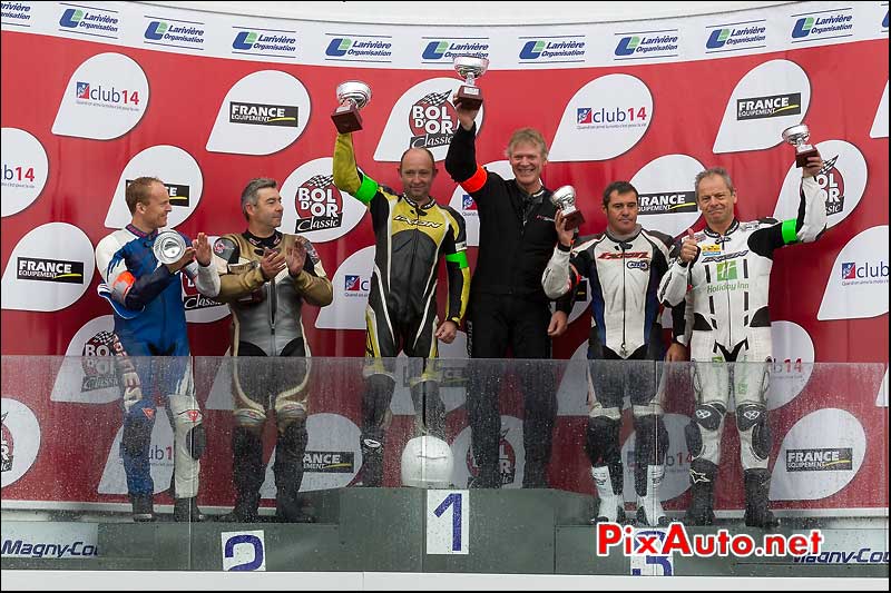 Podium du bol d'or post classic 2013