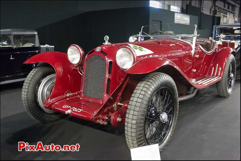 Alfa-Romeo 8C2300 zagato, Stand Lukas-Huni retromobile 2013