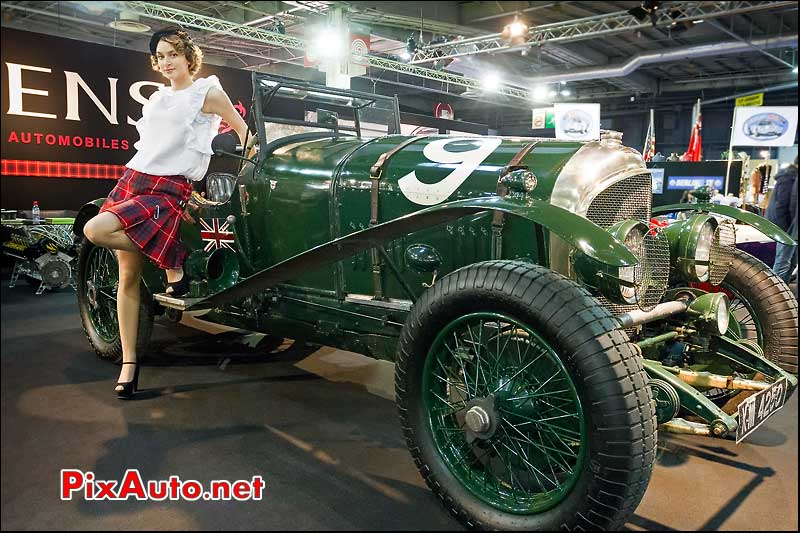 Bentley 3 litres, stand Fiskens retromobile 2013