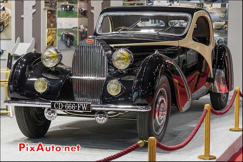 Bugatti type 57c coach Atalante, salon retromobile 2013