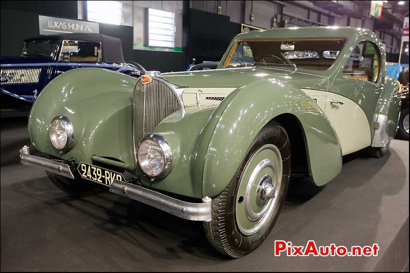 Bugatti type 57sc Atalante, stand Lukas-Huni retromobile 2013