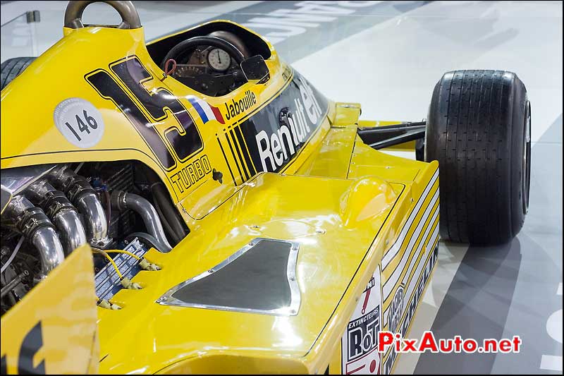 Formule 1 Renault RS01, Jean-Pierre-Jabouille, salon retromobile