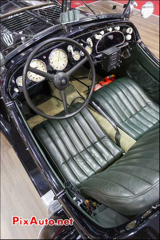 habitacle BMW -328 roadster, salon retromobile 2013