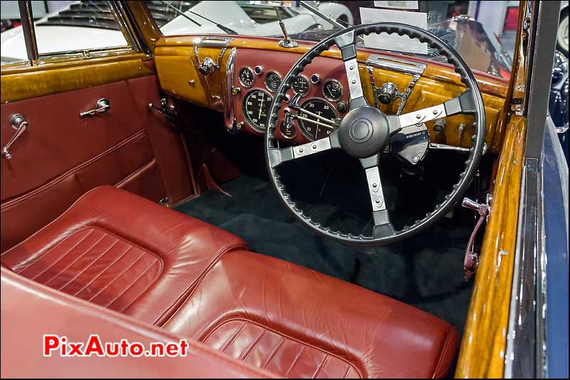 habitacle Talbot Lago T26 record cabriolet, Retromobile Artcurial