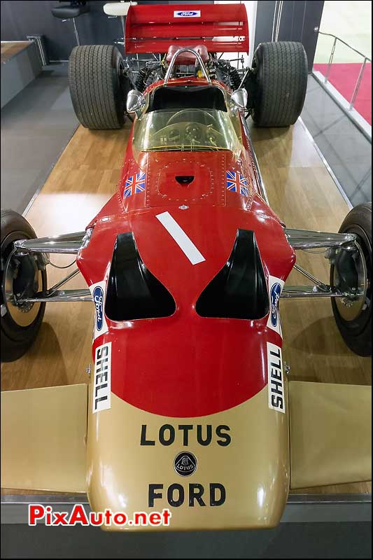 Lotus type 49, stand hall and hall, retromobile