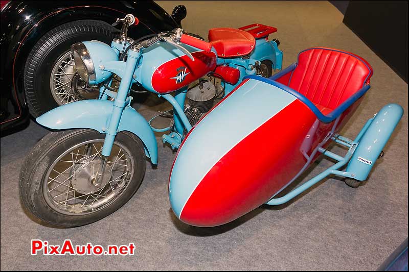 side-car MV Agusta 125 Pullmann, Retromobile Artcurial