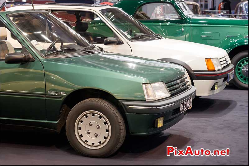 peugeot 205 roland-garros, salon retromobile 2013