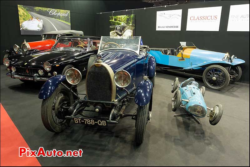 torpedos bugatti, 38e salon retromobile