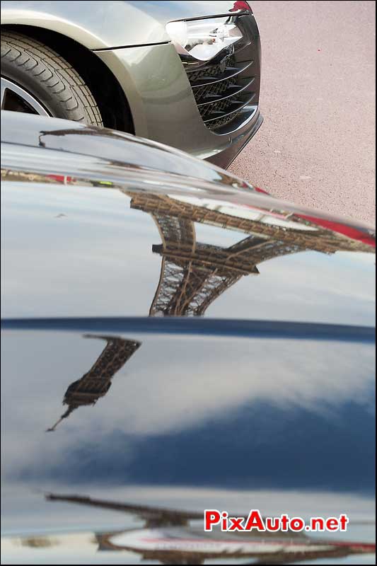 Nissan Skyline GTR, tour eiffel, rallye de Paris