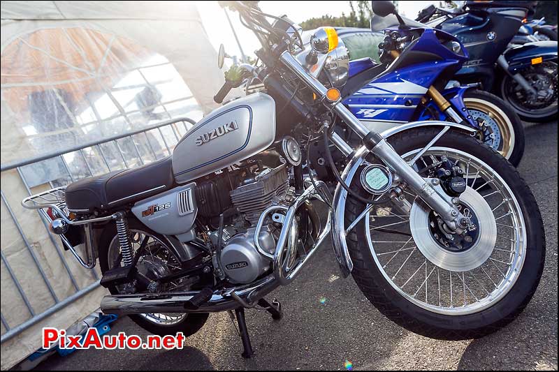 Suzuki GT125, brocante Salon Automedon