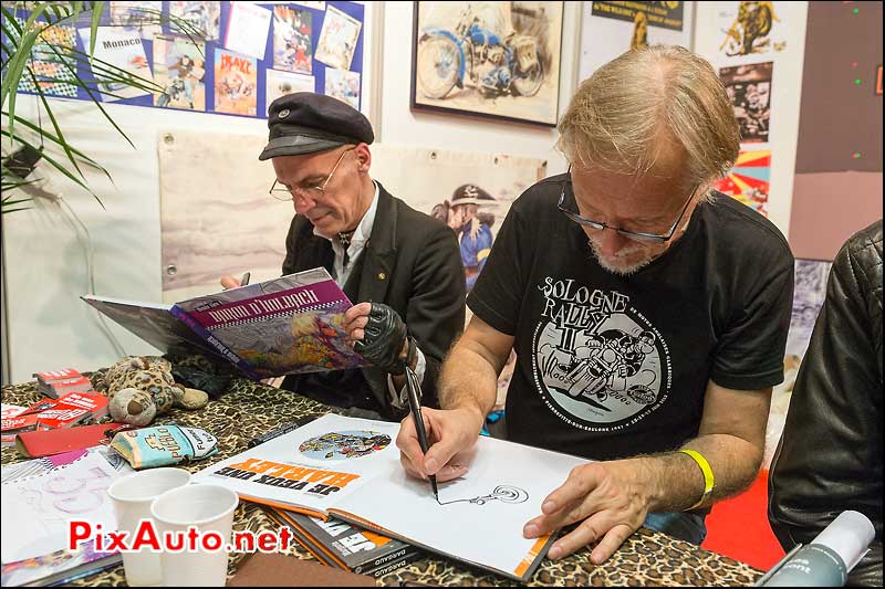 Frank-Margerin et Denis-Sire, Salon Moto Legende