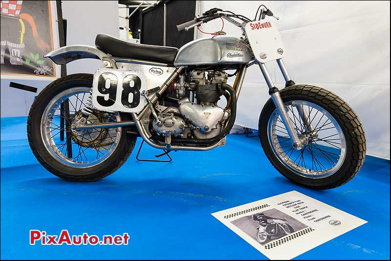 Rickman Metisse MkIII, atelier Chatokhine, Salon Moto Legende