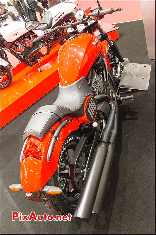 Cruiser Victory Judge Sunset Orange, Salon-de-la-moto Paris 2013