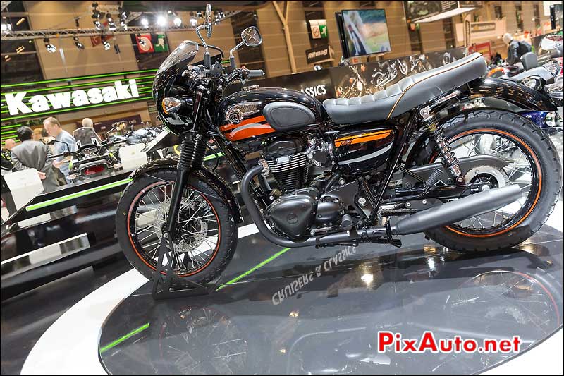 Kawasaki W800, salon-de-la-moto Paris