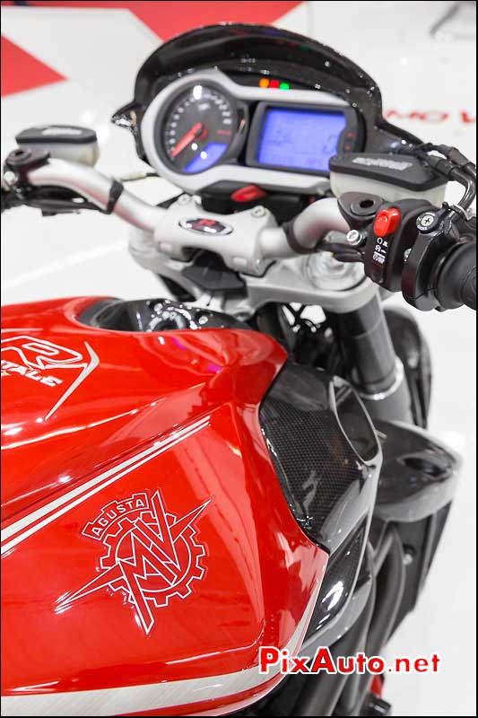 Logo moto MV Agusta Brutale Corsa, salon-de-la-moto Paris