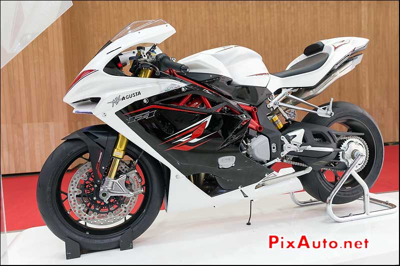 Mv Agusta F4RR de profil, salon-de-la-moto Paris