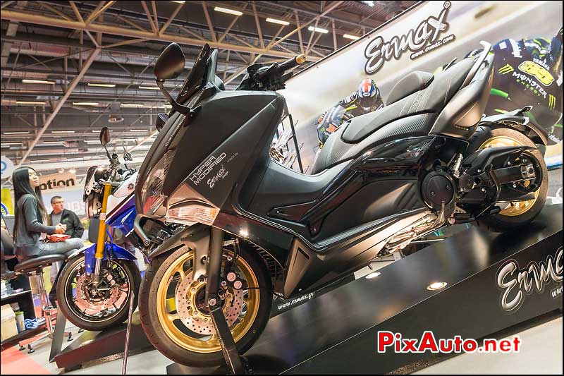 Prepa Yamaha Tmax Ermax et Lazareth, salon-de-la-moto Paris