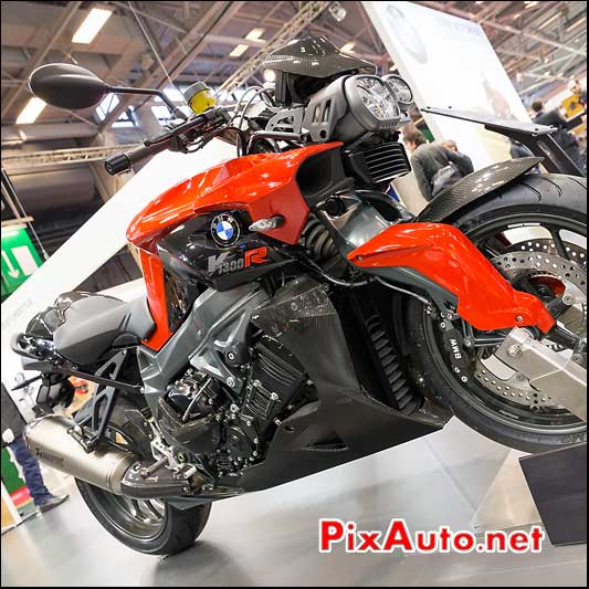 Roadster BMW K1300R orange, salon-de-la-moto Paris