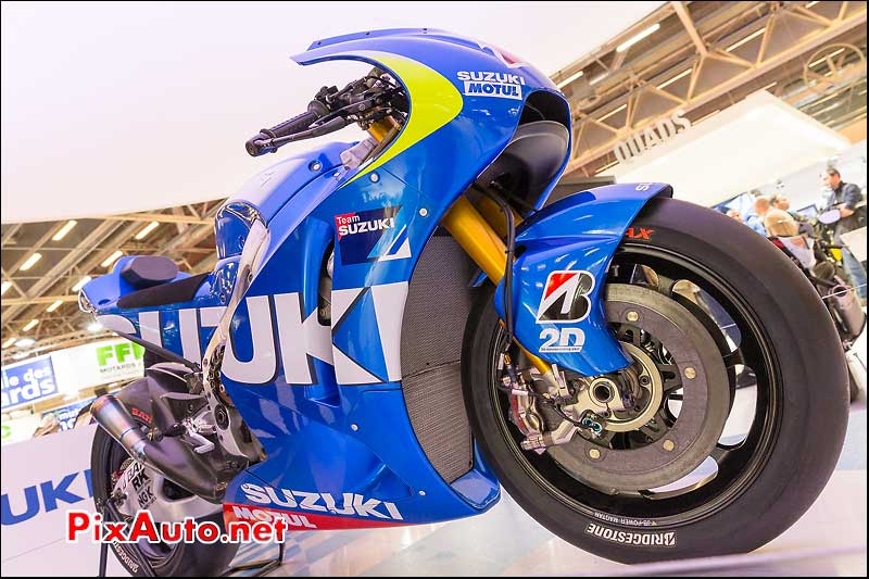 Suzuki MotoGP de Randy De Puniet, salon-de-la-moto Paris