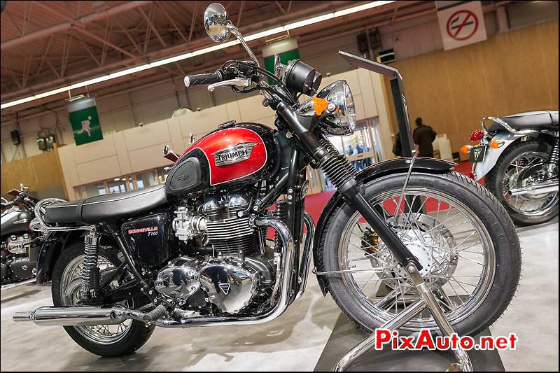 Triumph Bonneville T100, salon-de-la-moto Paris