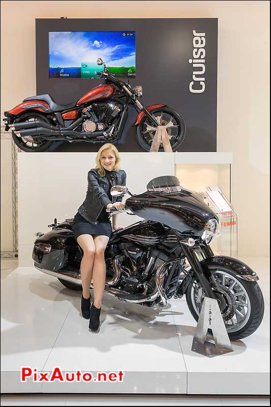 Yamaha Cruiser XVS1900 et XVS1300 Striker, Salon-de-la-moto Paris