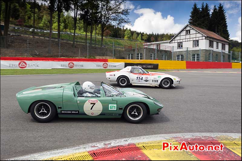 Ford GT40 spider, Rui Silva, cer1 Spa-Classic 2013