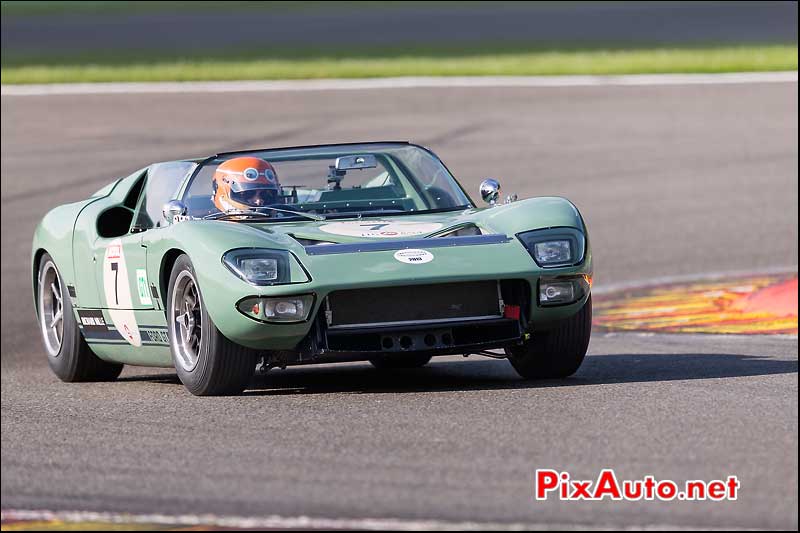 Ford GT40 spider, Rui Silva, cer1 Spa-Classic 2013