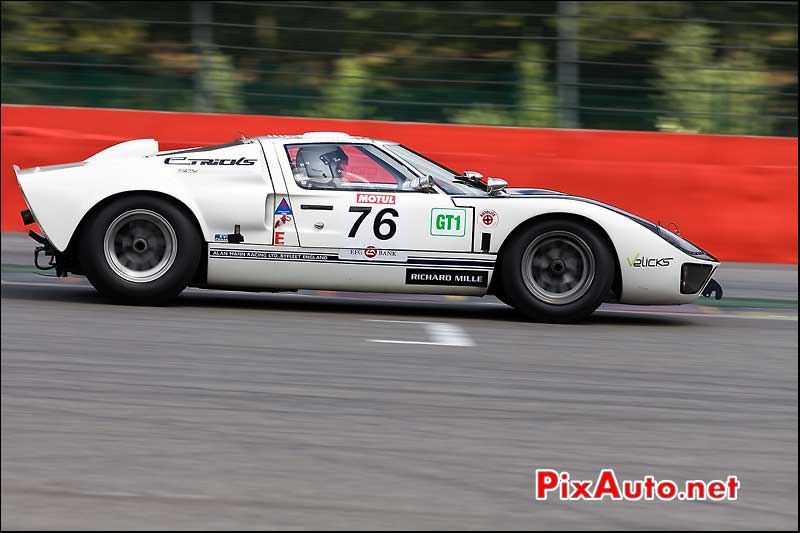 Ford GT40, Jean-Pierre Lecou, cer1 Spa-Classic 2013