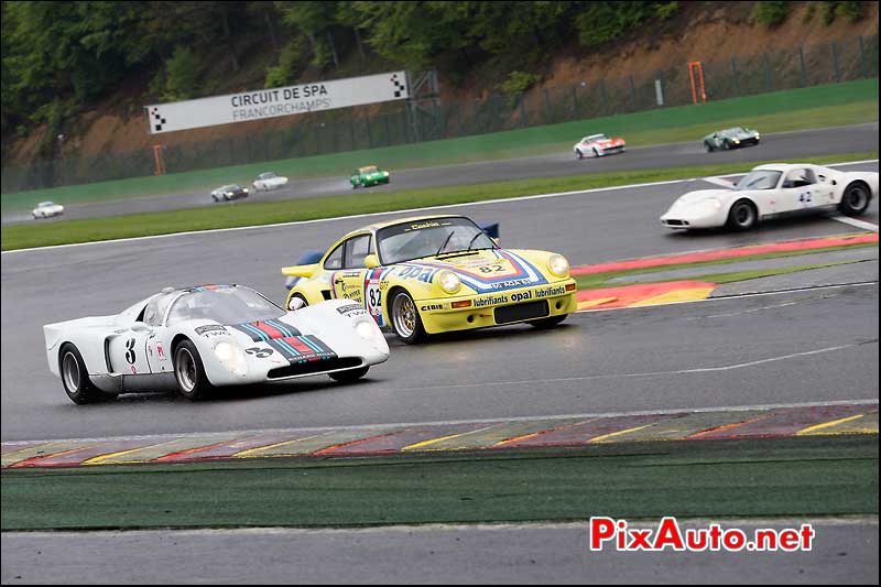 Chevron B16, Porsche 911, cer1 Spa-Classic 2013