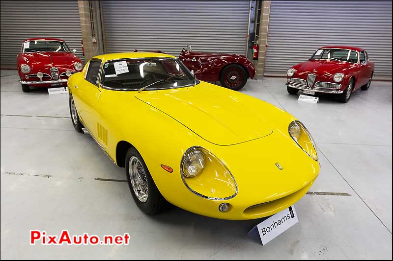 Ferrari 275GTB berlinetta, expo vente Bonhams Spa-Classic 2013