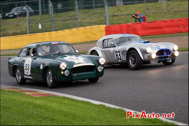 Peerless GT et AC Cobra, Sixties Spa-Classic 2013