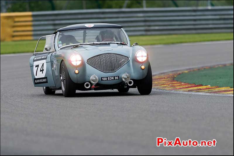 Austin Healey 100M, Gerard de Kerpoisson, Sixties Spa-Classic 2013