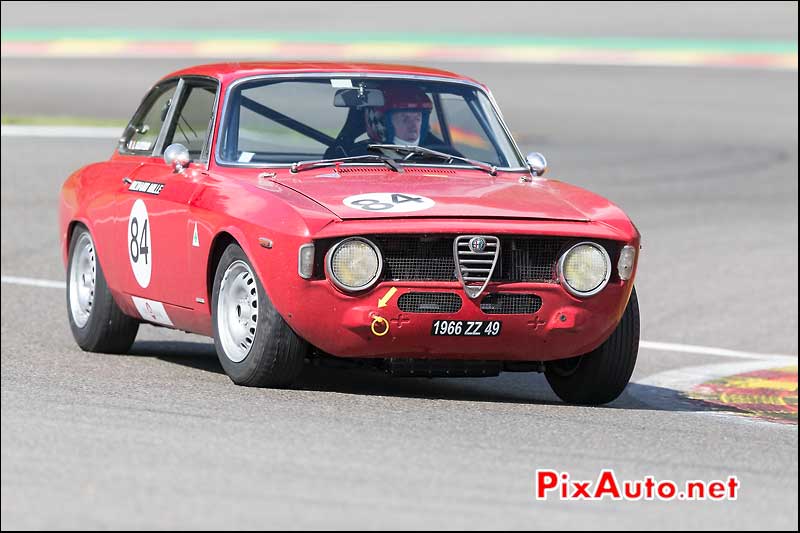Alfa-Romeo 1600 GTA, Lucien Guitteny, Spa-Classic 2013, T1-n84