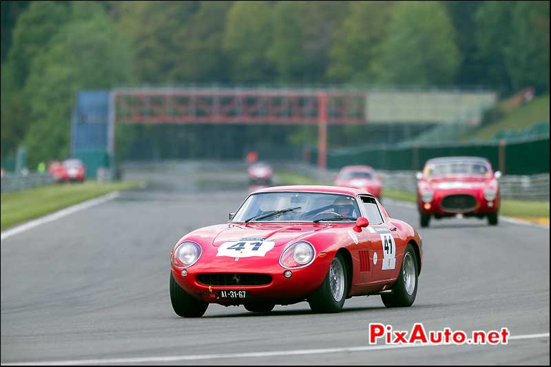 Ferrari 275GTB, Jan Gijzen, Trofeo Nastro Rosso, Spa-Classic 2013