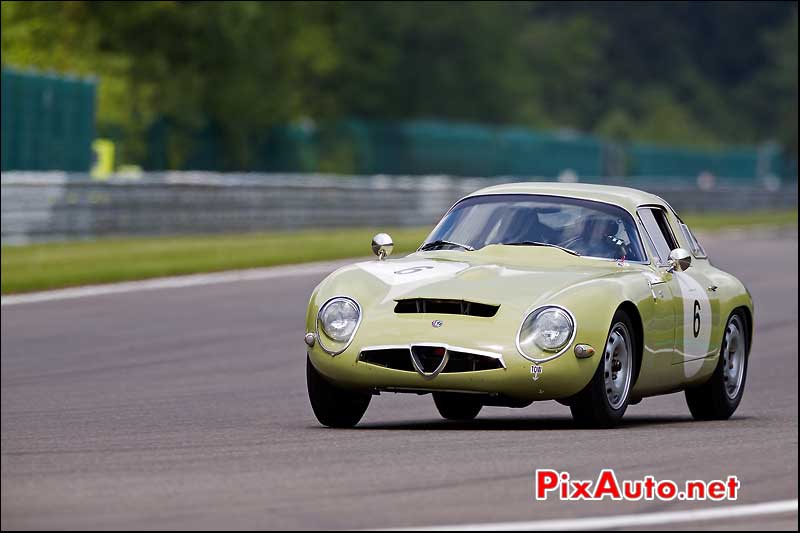 Alfa Romeo TZ, Carlo Vogele, Trofeo-Nastro-Rosso, Spa-Classic 2013