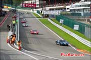 Ford GT40, ligne droite des stands historiques, SPA-Francorchamps