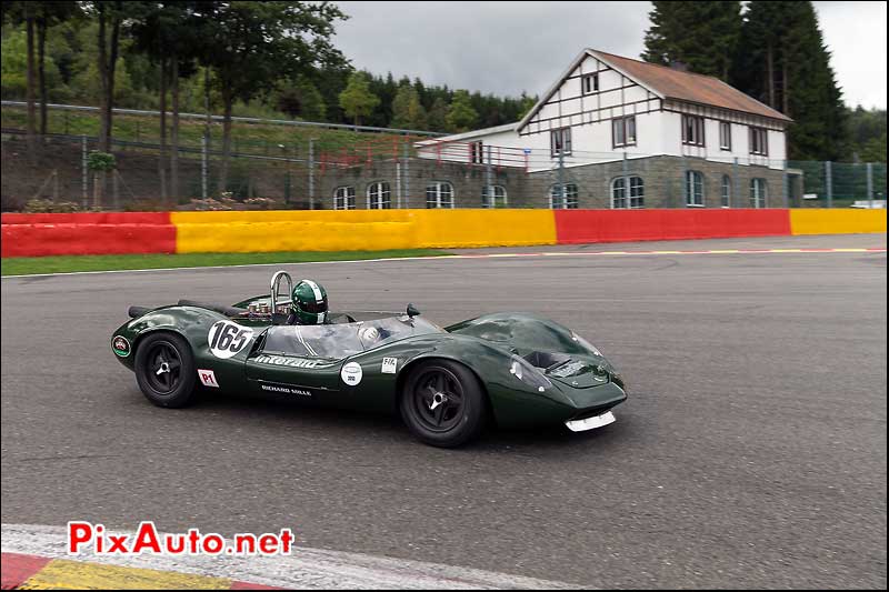 Lotus-30 numero165, CanAm, circuit Spa-Francorchamps
