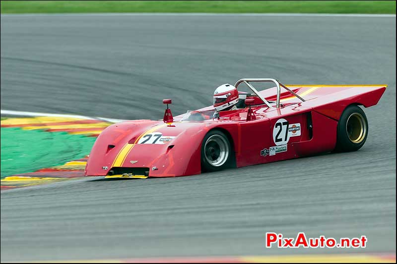 Chevron B19 numero27, CanAm, circuit Spa-Francorchamps