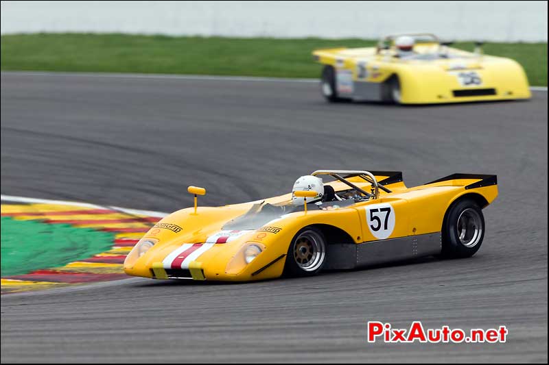 CanAm, Lola T210 numero57, circuit Spa-Francorchamps
