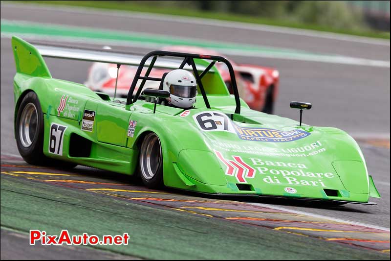 Lola T292 numero67, CanAm, circuit Spa-Francorchamps