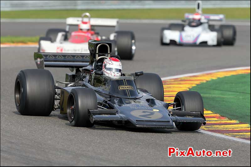 Formule1 Lotus 72, circuit Spa-Francorchamps