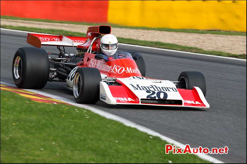 Formule1 Williams FX3B, circuit Spa-Francorchamps