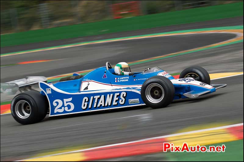 Formule1 Ligier JS11/15, circuit Spa-Francorchamps