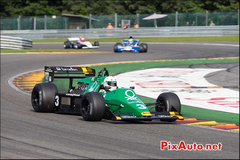 Formule1 Tyrrell 012, circuit Spa-Francorchamps