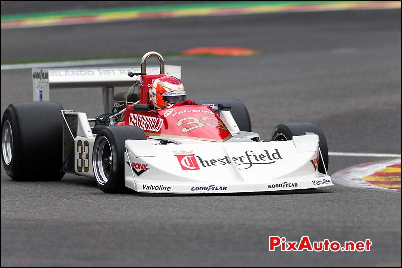 Formule1 March 761, circuit Spa-Francorchamps