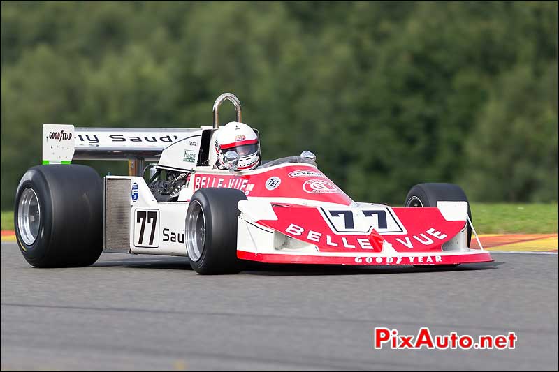 Formule1 March 761, circuit Spa-Francorchamps