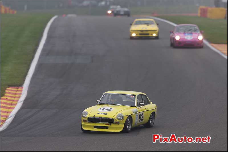 MG-B GT V8, circuit Spa-Francorchamps