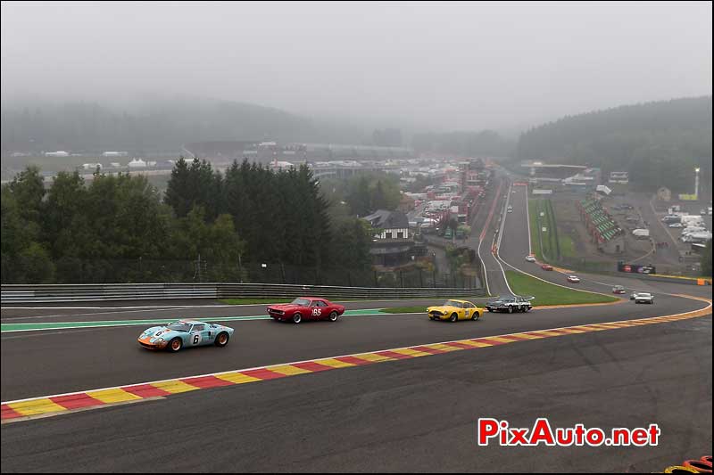 Le raidillon du circuit de Spa-Francorchamps