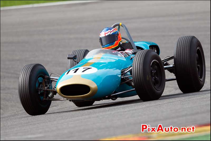 monoplace Brabham BT4 numero117, Historic-Grand-Prix-Cars-Association Spa-Francorchamps